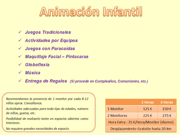 Animación Infantil Galicia