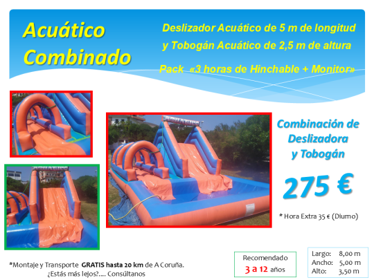 Hinchable Acuático Coruña