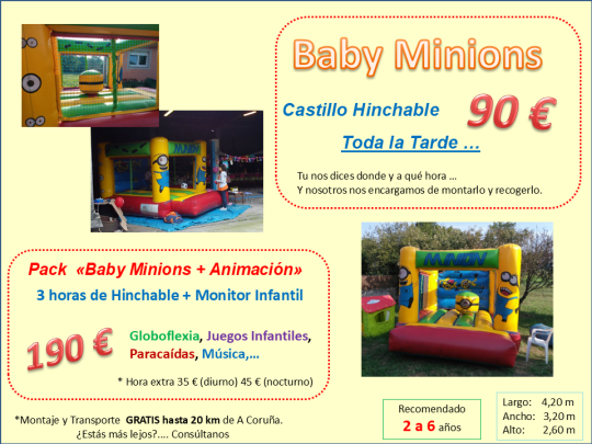 Alquiler Castillo Hinchable Lugo