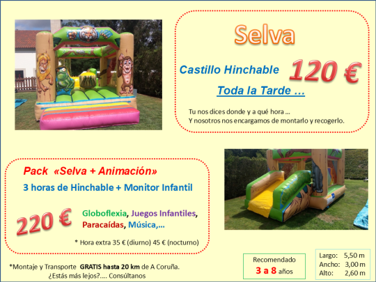 Colchoneta Hinchable Coruña