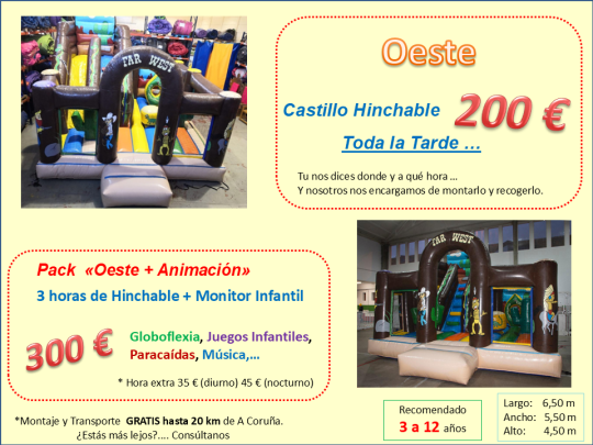 Castillos Hinchables Oleiros
