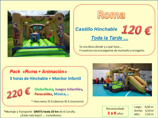 Colchoneta Hinchable Coruña