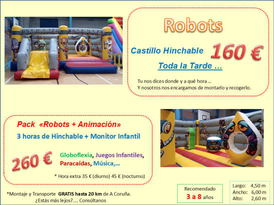 Colchoneta Hinchable Coruña y Ferrol