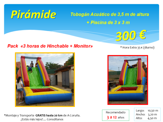 Castillo hinchable de Agua