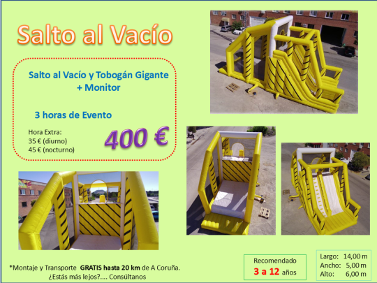 Hinchable Salto al Vacío
